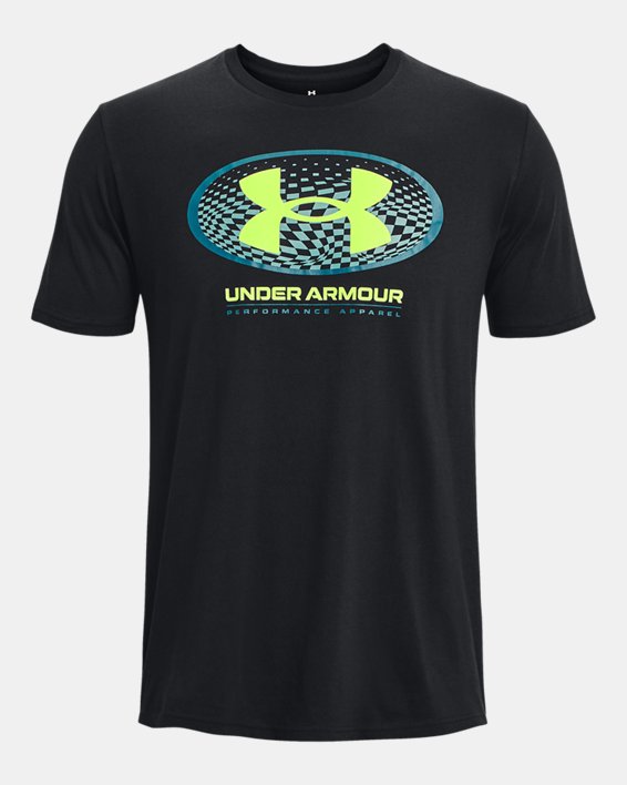 เสื้อแขนสั้น UA Multi Color Lockertag สำหรับผู้ชาย in Black image number 4